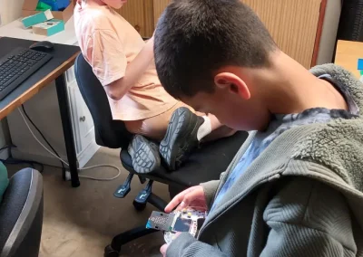 Students planning coding project